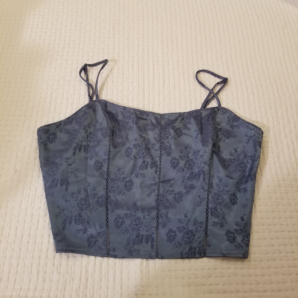 Victoria's Secret Floral Babydoll Adjustable Camisole NWT